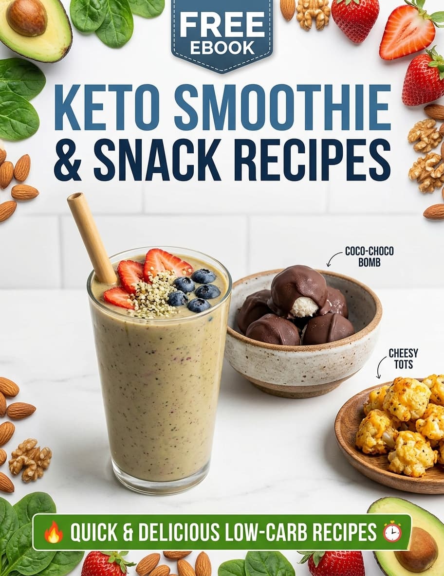 50+ Keto Smoothies & Snacks — Free Book